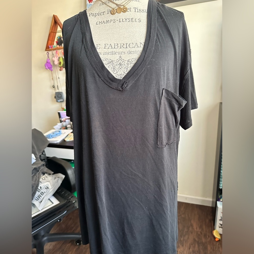 Free People V-Neck Tee